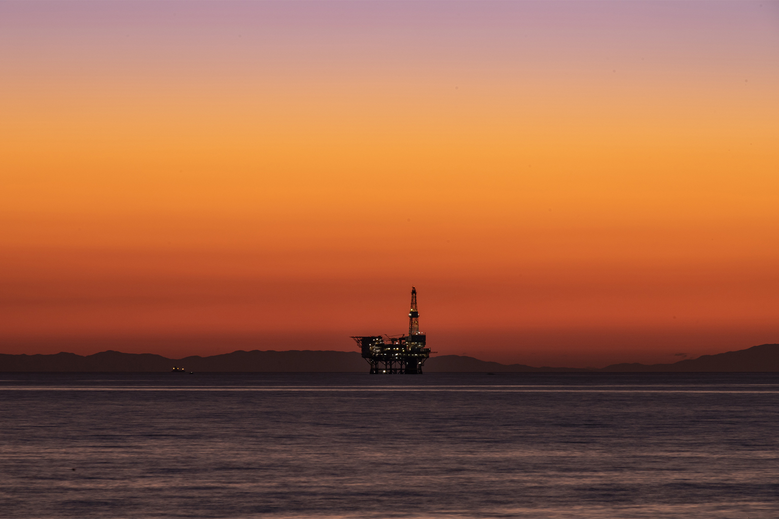 An oil rig in Japan. 