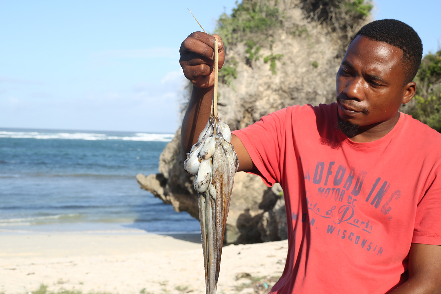 Ali Garama, a fisherman on Kenya’s north coast, where fishing communities have been setting up no-fishing zones called tengefus, Swahili for “set aside.” 