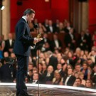 Leonardo DiCaprio accepts the Oscar for Best Actor at the 88th Annual Academy Awards at Dolby Theatre on February 28, 2016 in Hollywood, California. Courtesy of the Academy Awards.