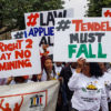 Protest against Tendele, 2018. Image by Rob Symon via Flickr (CC BY-NC-ND 2.0)